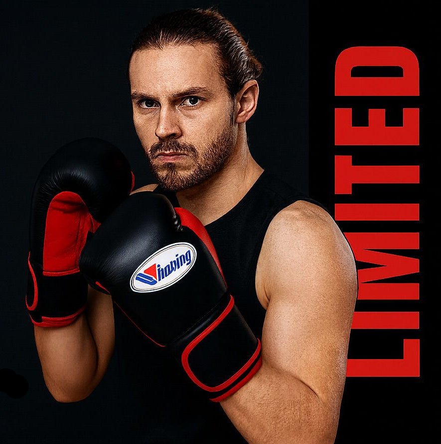 Winning-style boxing gloves by Trachten Hub Boxing – handmade full-grain leather gloves