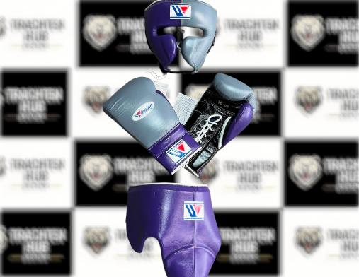 Custom Handmade Grey Purple Kit - Winning - 100% Cow Leather • Custom Name Print