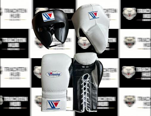 Custom Handmade Black White Kit - Winning - 100% Cow Leather • Custom Name Print
