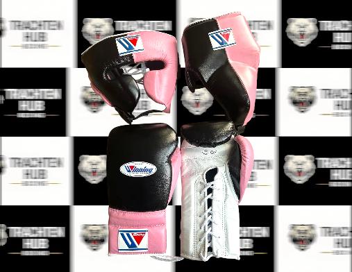 Custom Handmade Pink Black Kit - Winning - 100% Cow Leather • Custom Name Print
