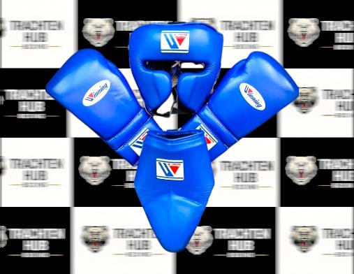 Custom Handmade Blue Kit - Winning - 100% Cow Leather • Custom Name Print
