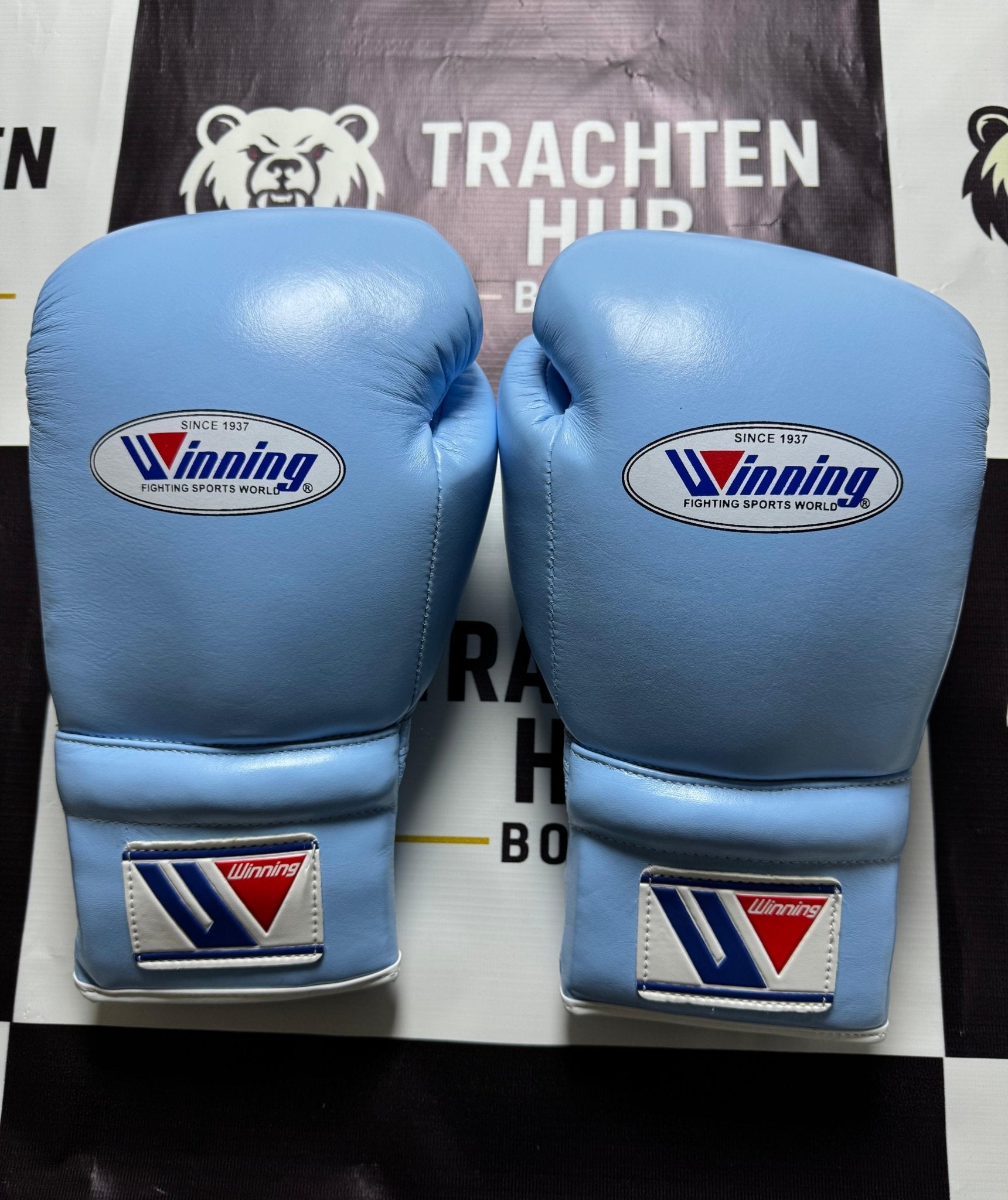 Winning-Style Pro Boxing Gloves – Premium Training & Sparring Gloves |Sky Blue Edition|