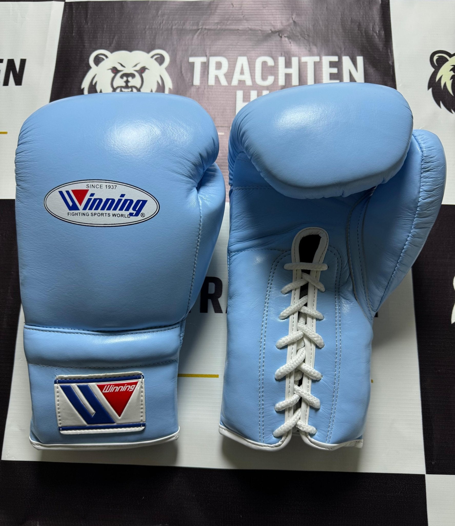 Winning-Style Pro Boxing Gloves – Premium Training & Sparring Gloves |Sky Blue Edition|