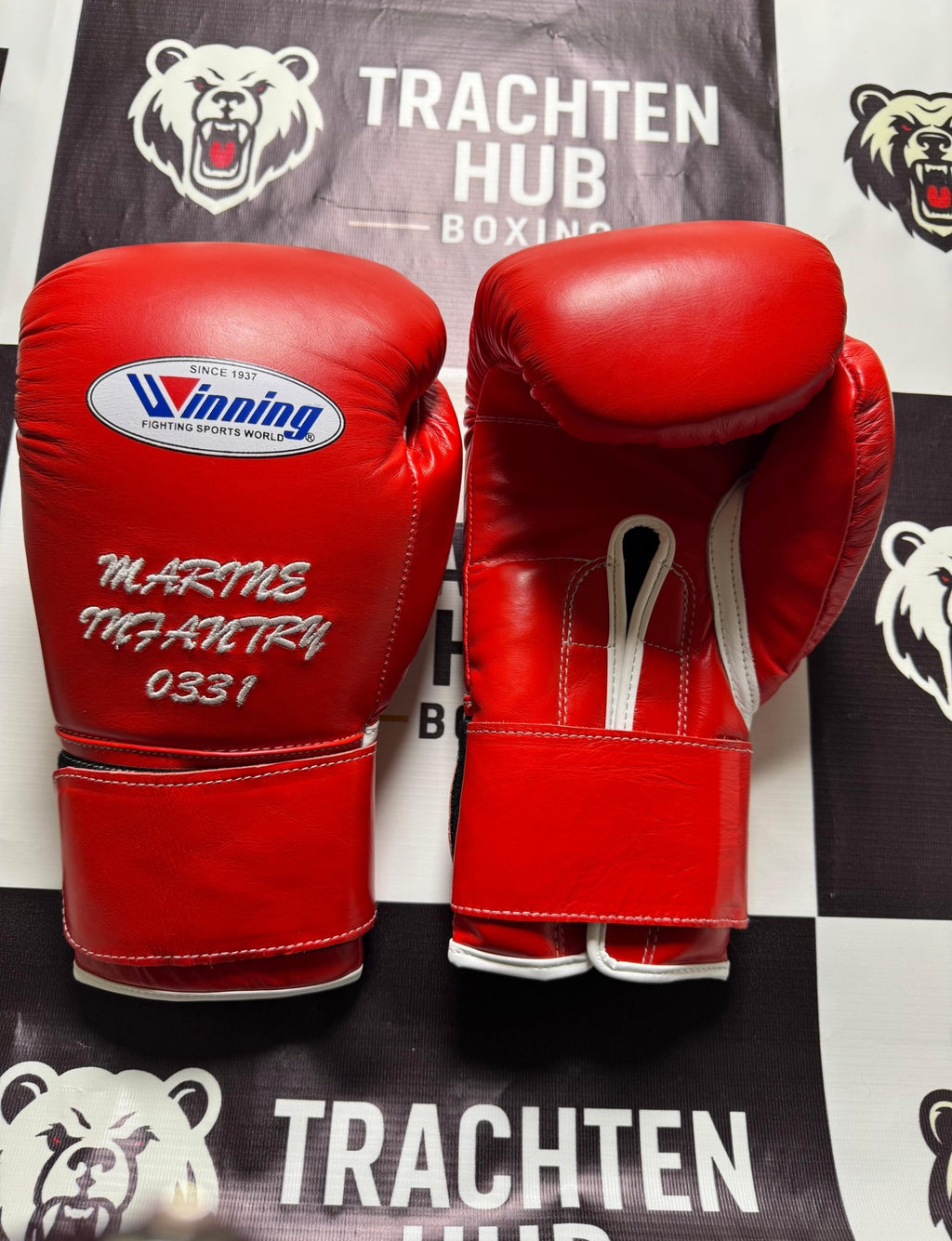 Winning-Style Pro Boxing Gloves – Premium Training & Sparring Gloves |Red Edition|