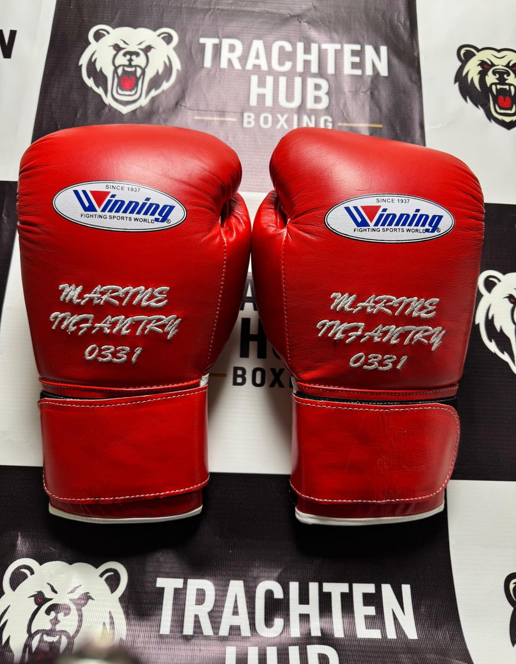 Winning-Style Pro Boxing Gloves – Premium Training & Sparring Gloves |Red Edition|