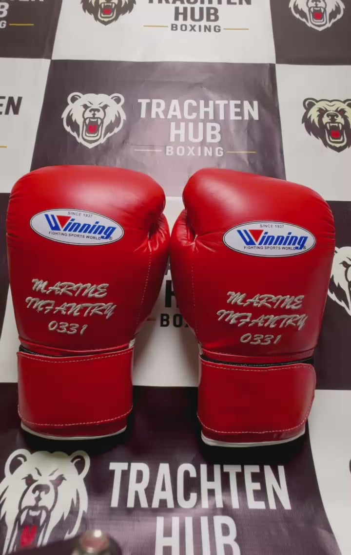 Winning-Style Pro Boxing Gloves – Premium Training & Sparring Gloves |Red Edition|