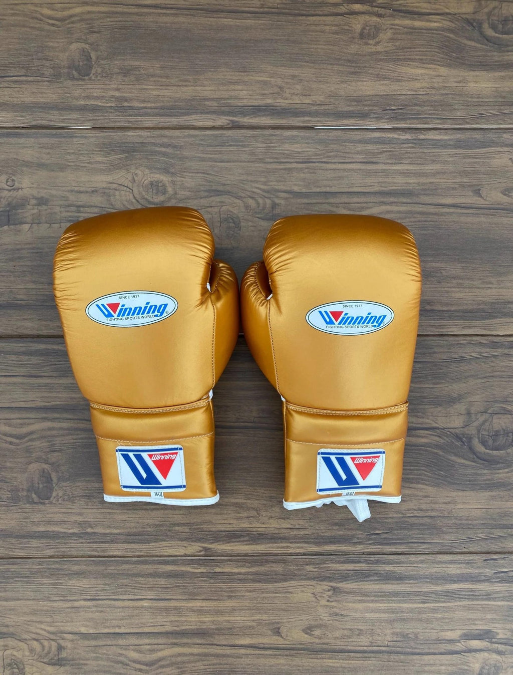 Winning 3 - in - 1 Pro Boxing Kit – Train Hard | Gold New | | Handmade Boxing Gear by TRACHTEN HUB