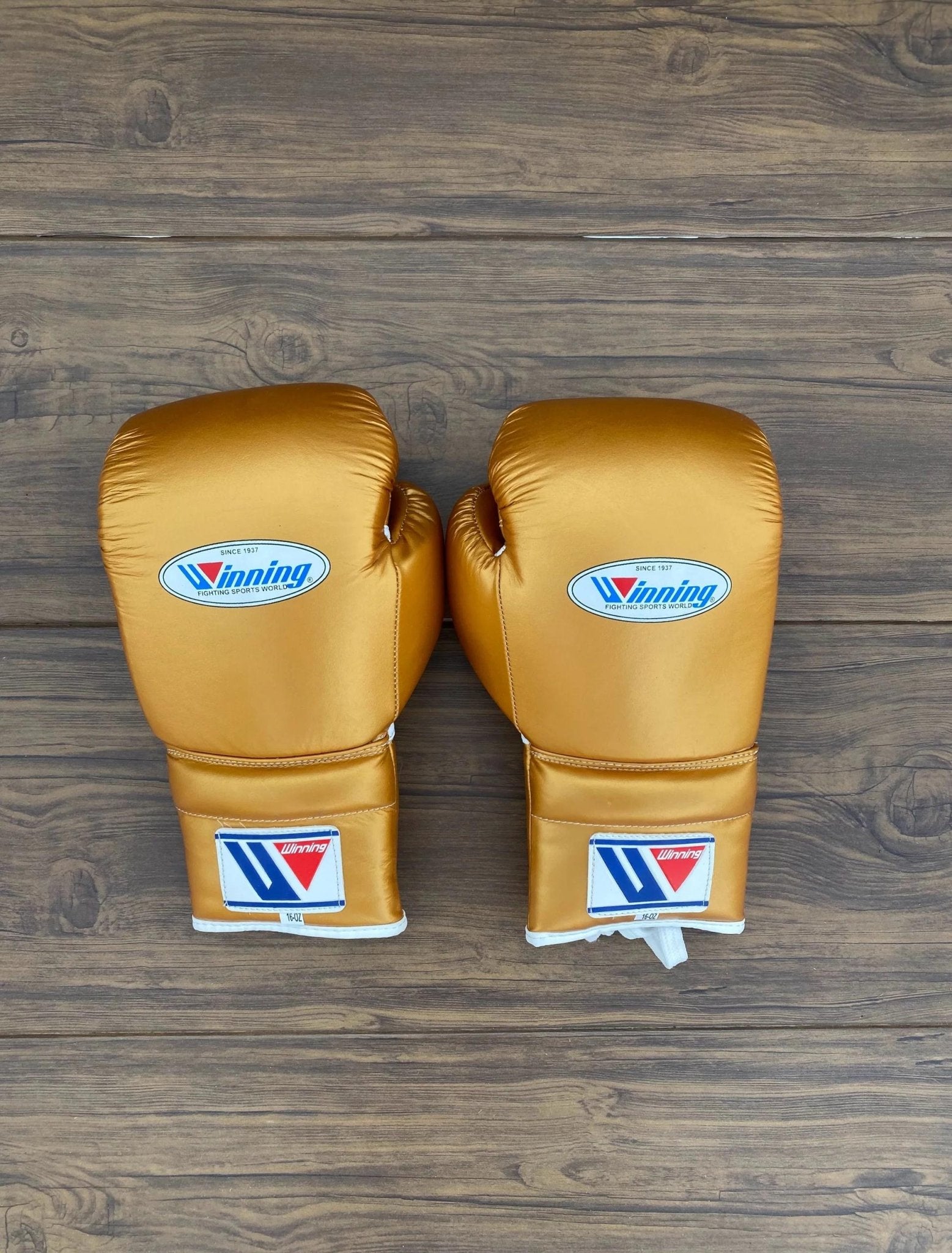 Winning 3 - in - 1 Pro Boxing Kit – Train Hard | Gold New | | Handmade Boxing Gear by TRACHTEN HUB
