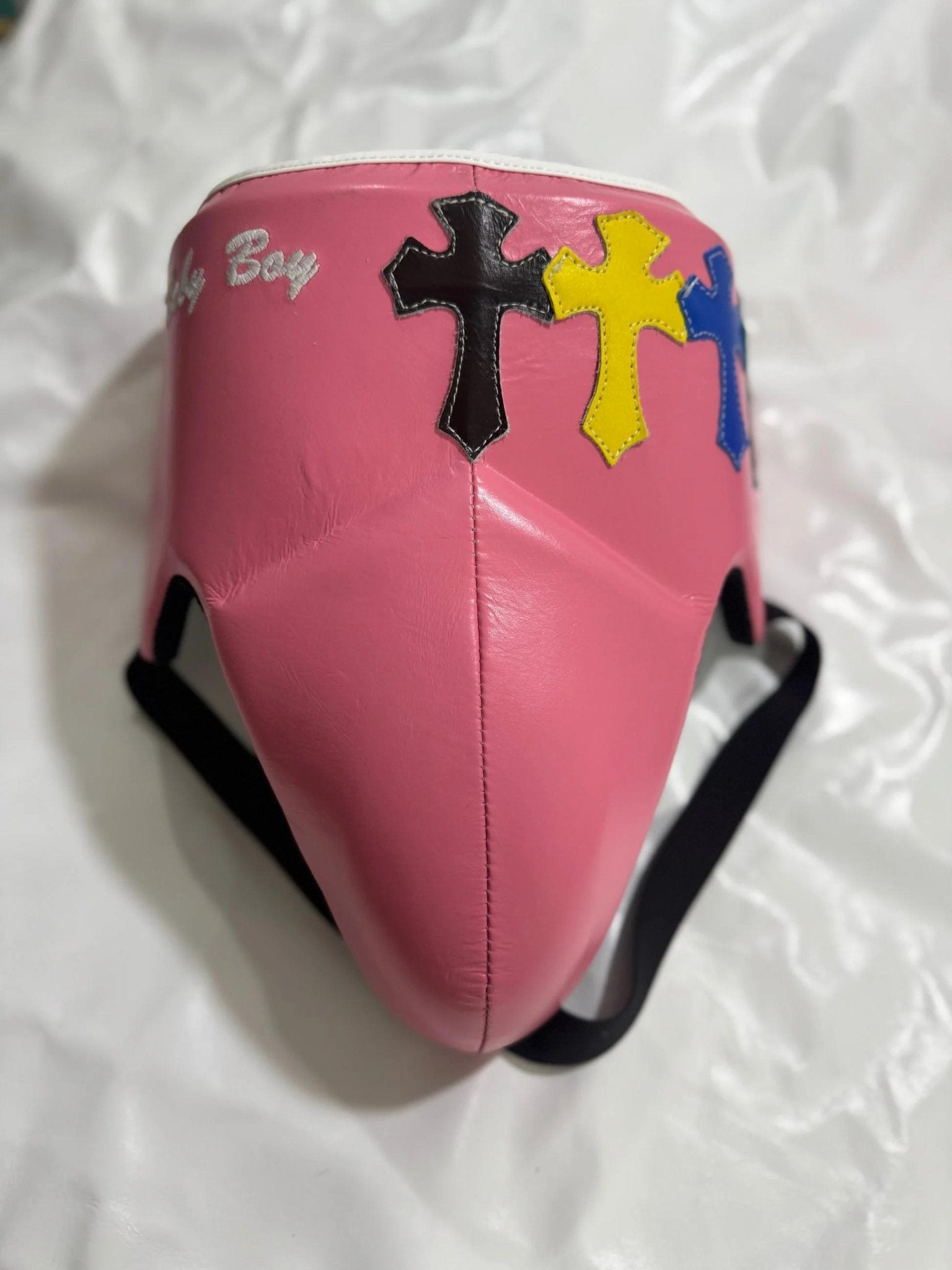 Winning 3 - in - 1 Pro Boxing Kit – Train Hard | Pink | Chrome Heart Style | | Handmade Boxing Gear by TRACHTEN HUB