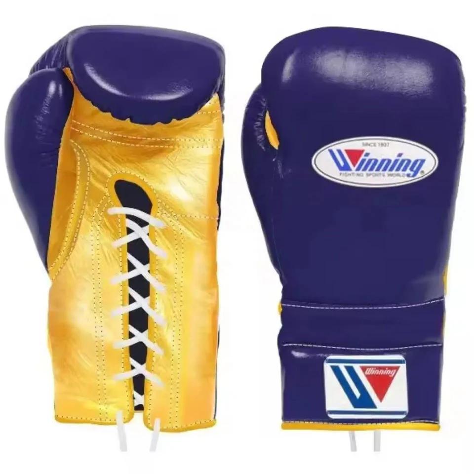 Winning 3 - in - 1 Pro Boxing Kit – Train Hard | Purple Gold | | Handmade Boxing Gear by TRACHTEN HUB