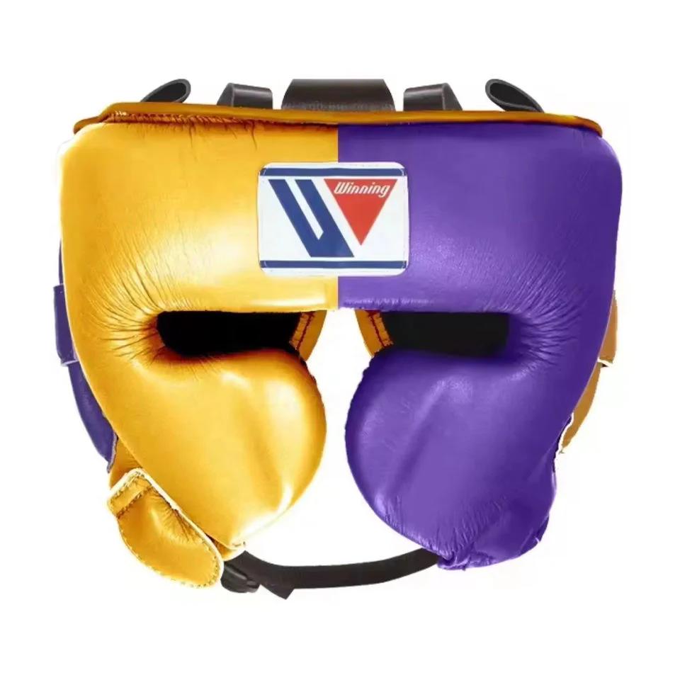 Winning 3 - in - 1 Pro Boxing Kit – Train Hard | Purple Gold | | Handmade Boxing Gear by TRACHTEN HUB