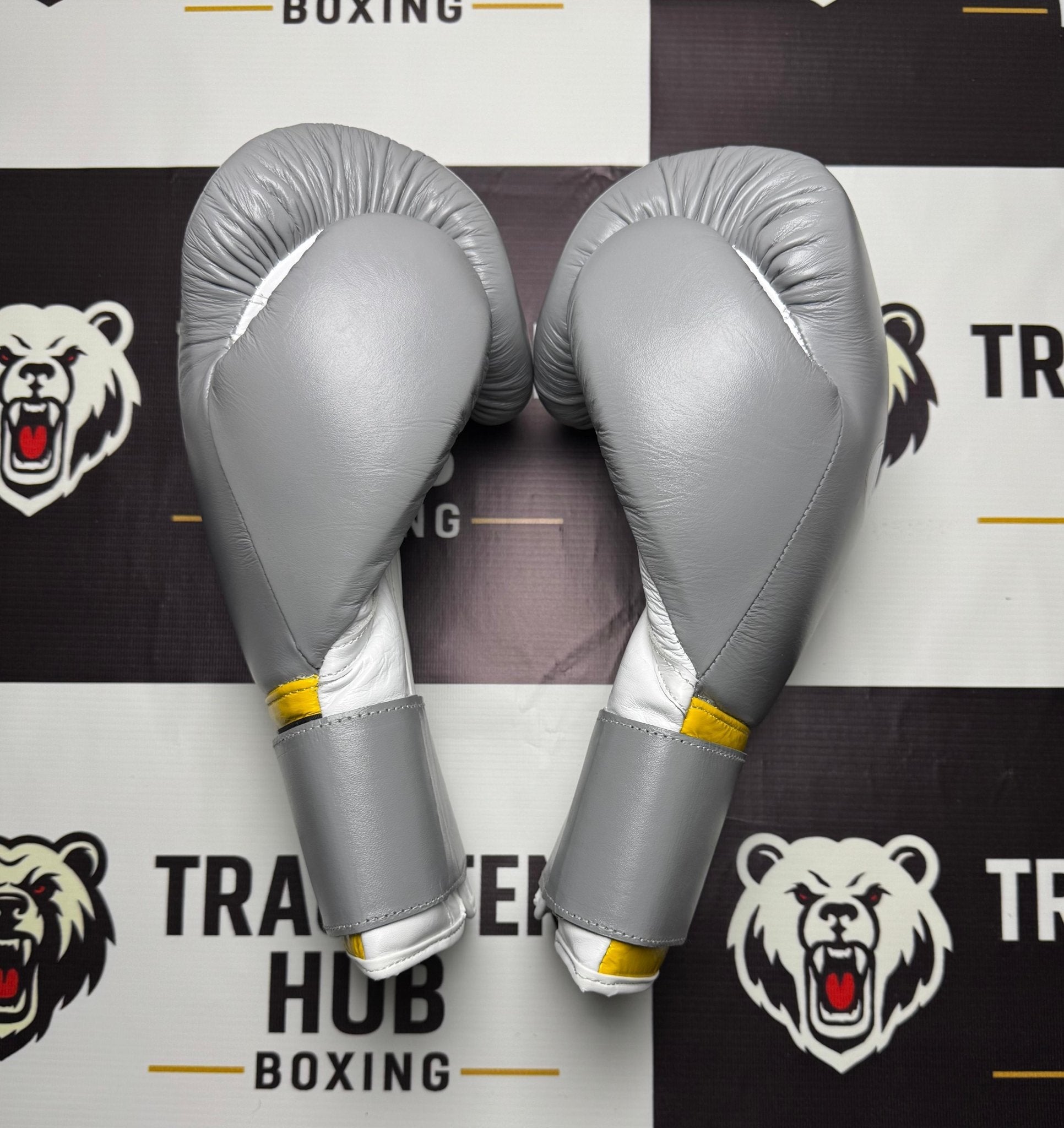 Winning - Style Pro Boxing Gloves – Premium Training & Sparring Gloves | Grey Edition | | Handmade Boxing Gear by TRACHTEN HUB