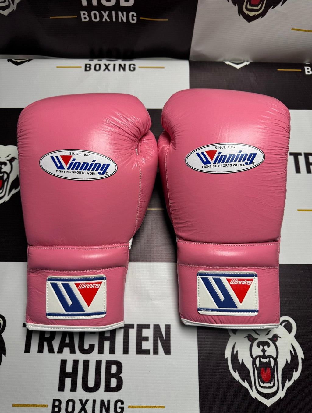 Winning - Style Pro Boxing Gloves – Premium Training & Sparring Gloves |Pink Edition| | Handmade Boxing Gear by TRACHTEN HUB