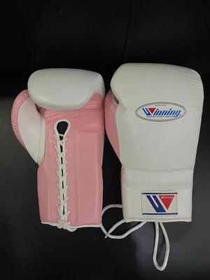 Winning - Style Pro Boxing Gloves – Premium Training & Sparring Gloves | PINK WHITE | | Handmade Boxing Gear by TRACHTEN HUB